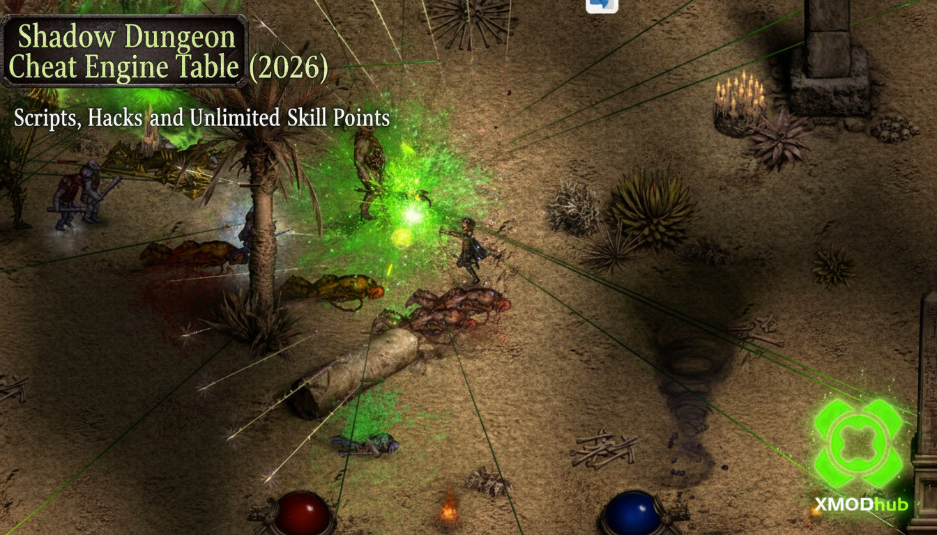 Shadow Dungeon Cheat Engine Table (2026): Scripts, Hacks, and Unlimited Skill Points