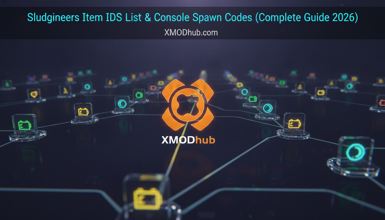 Sludgineers Item IDs List & Spawn Codes: Weapons, Perks & NPCs (2026)