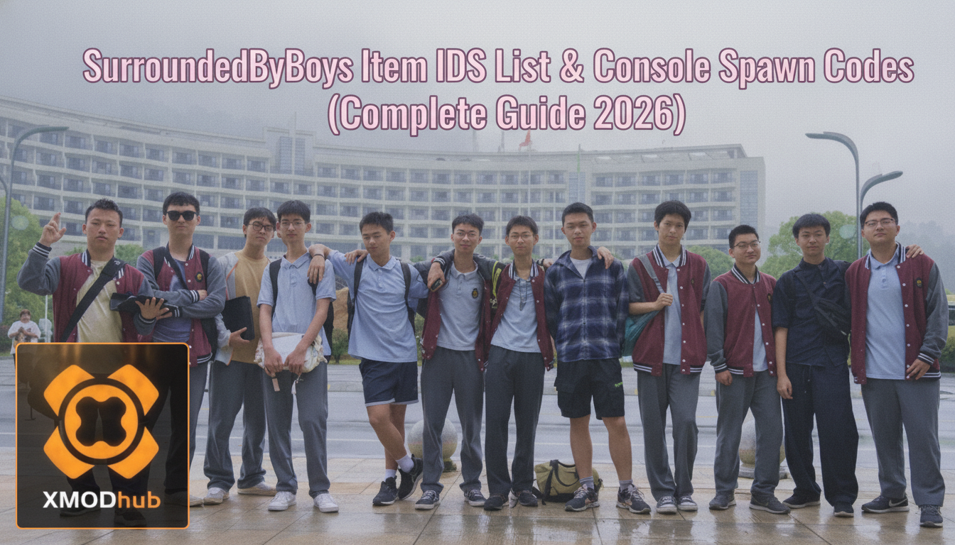 SurroundedByBoys: ID предметов и коды спавна (Полный гайд 2026)