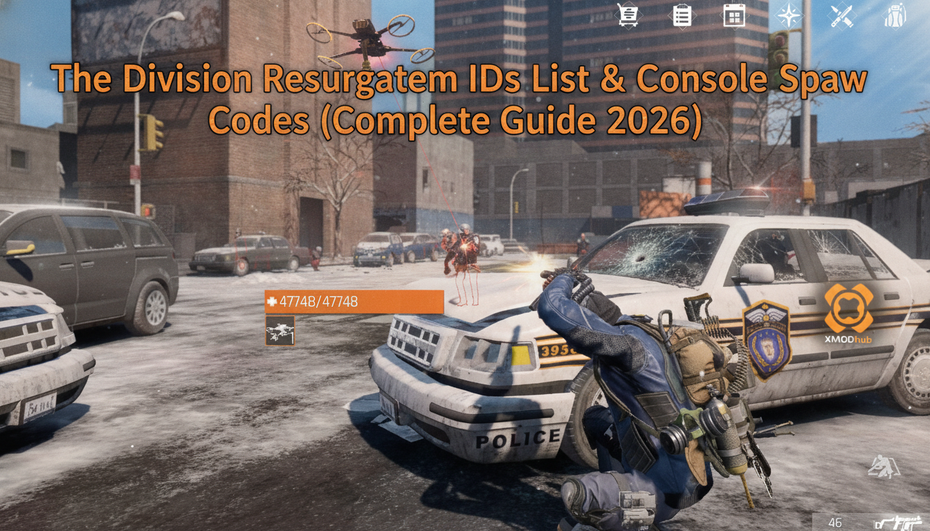 The Division Resurgence: ID предметов и консольные команды для спавна (Полное руководство 2026)