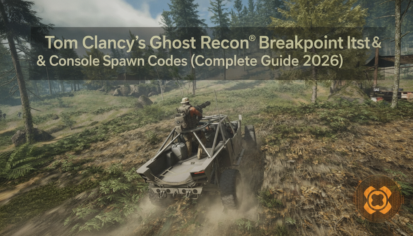 Tom Clancy’s Ghost Recon® Breakpoint: Список ID предметов и консольные команды для спавна (Полное руководство 2026)