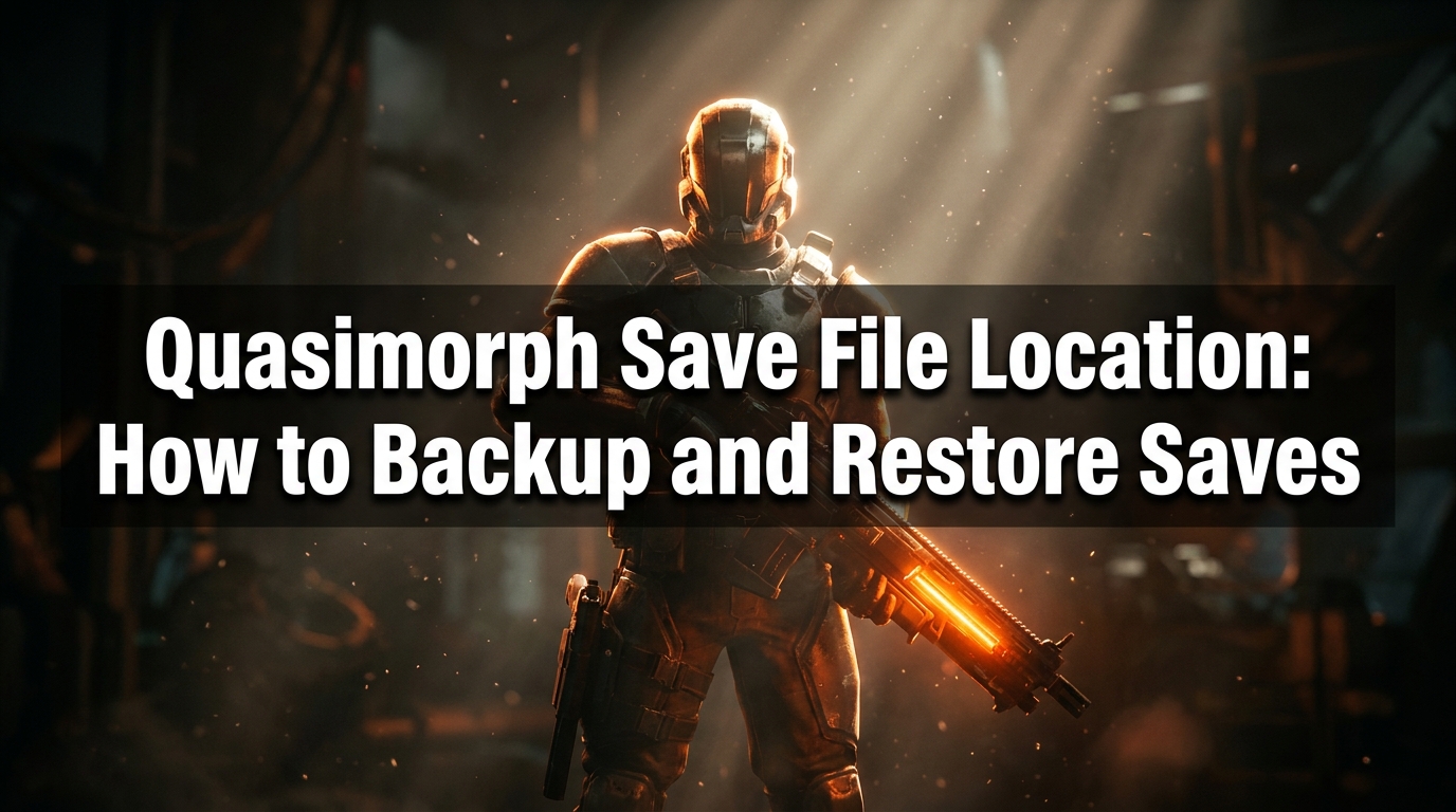 Quasimorph Save File Location: How to Backup and Restore Saves