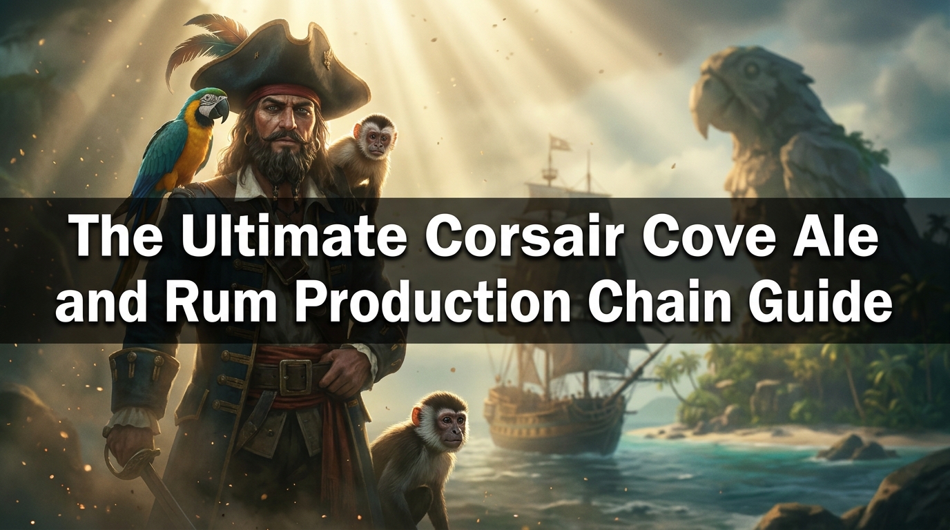 Corsair Cove 에일 및 럼 생산 체인 완벽 가이드
