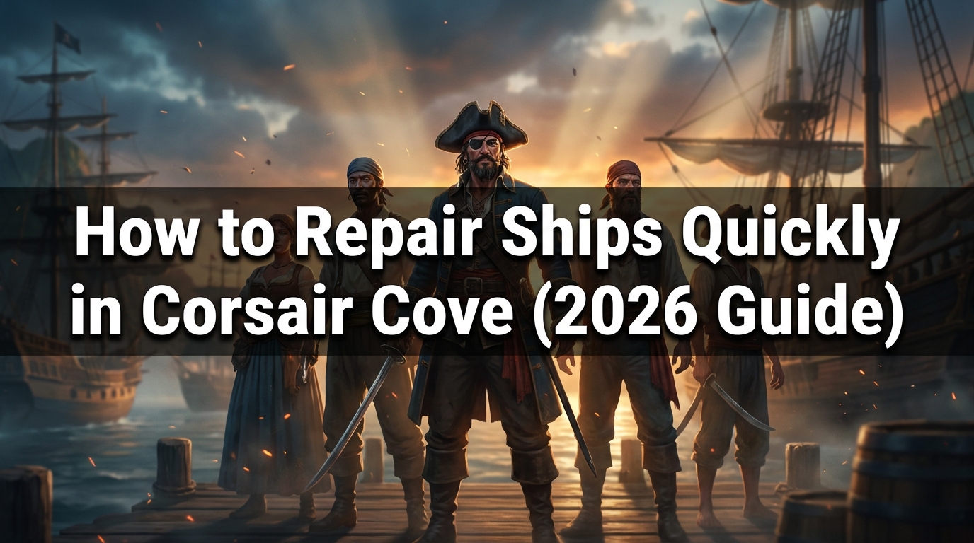 Schiffe schnell reparieren in Corsair Cove (2026 Guide)