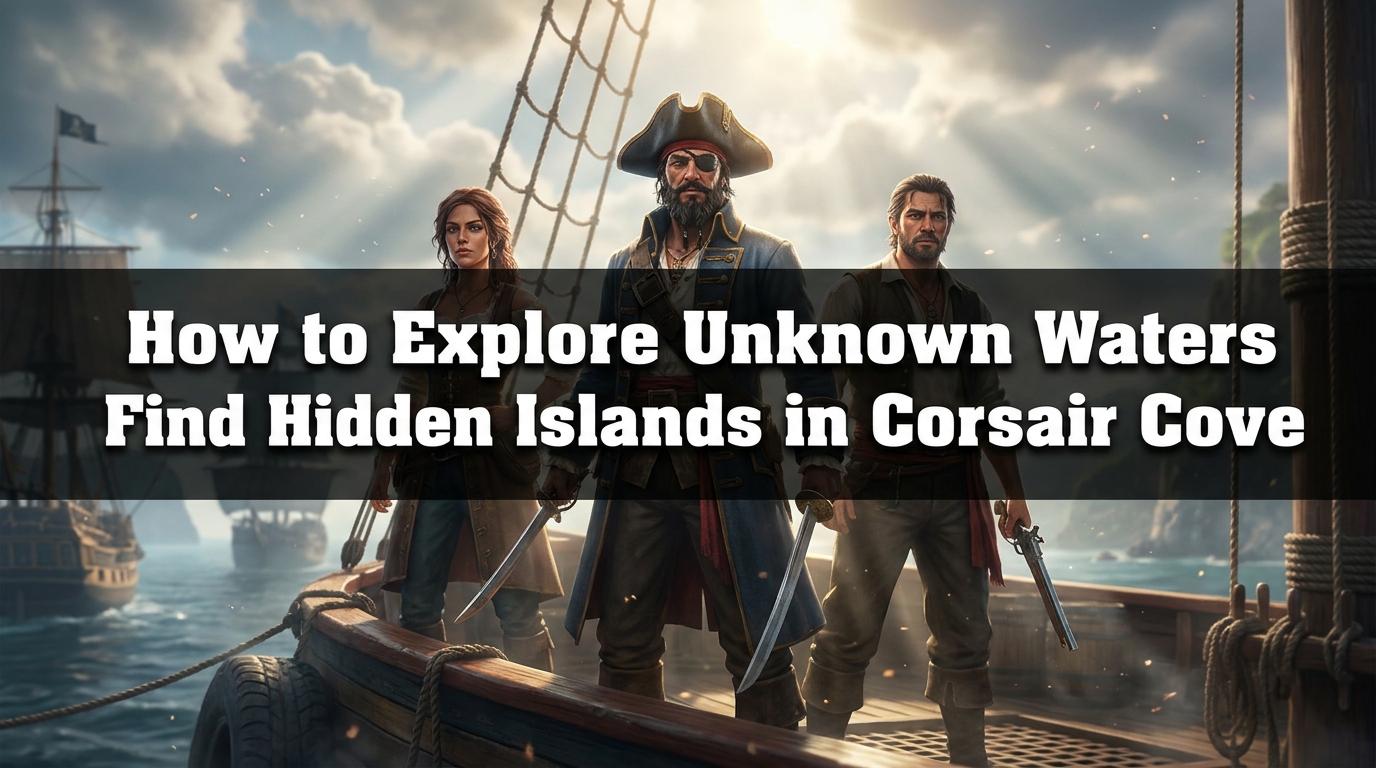Wie du unbekannte Gewässer erkundest und versteckte Inseln in Corsair Cove findest