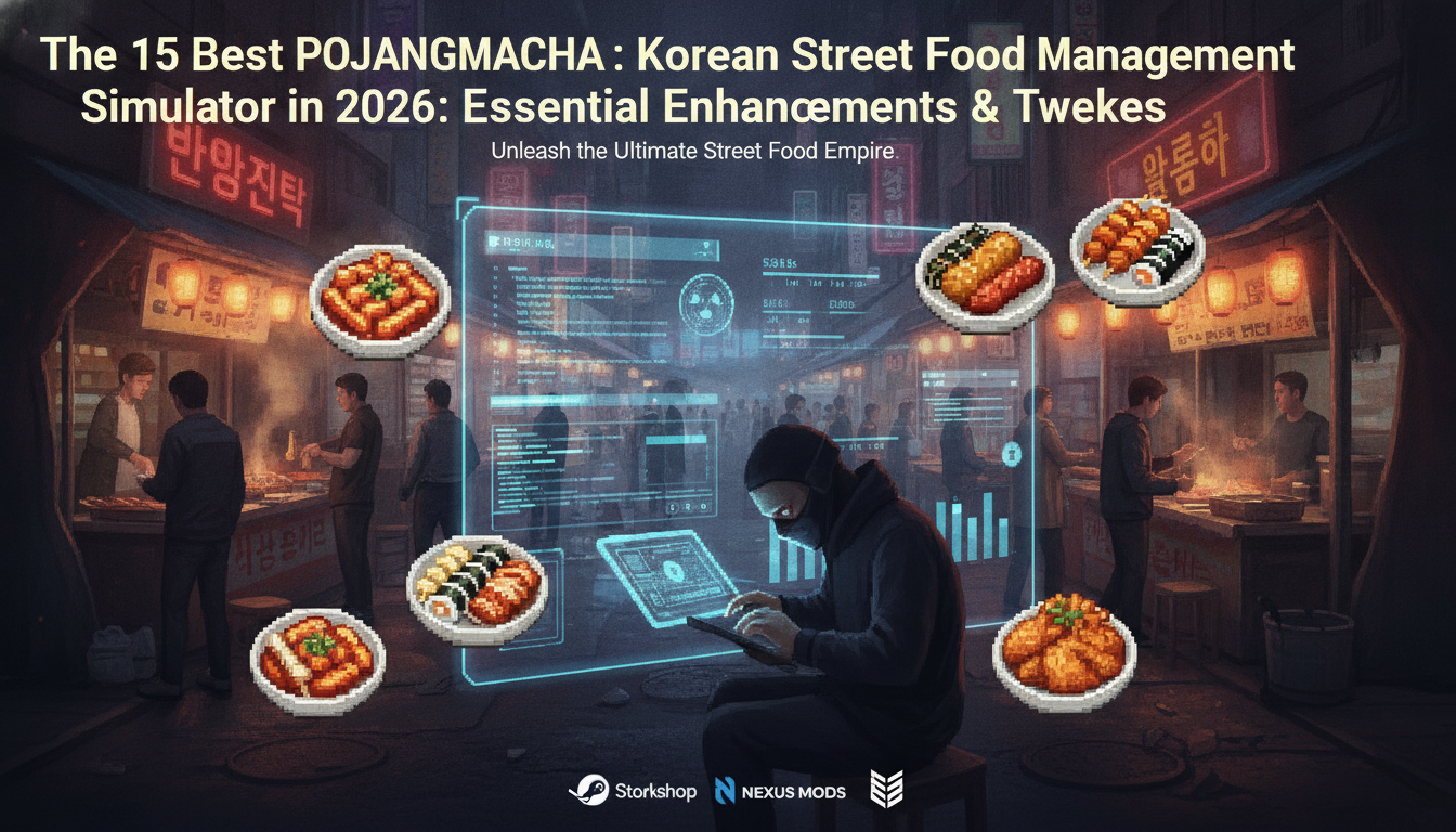 The 15 Best POJANGMACHA : Korean Street Food Management Simulator Mods in 2026: Essential Enhancements & Tweaks