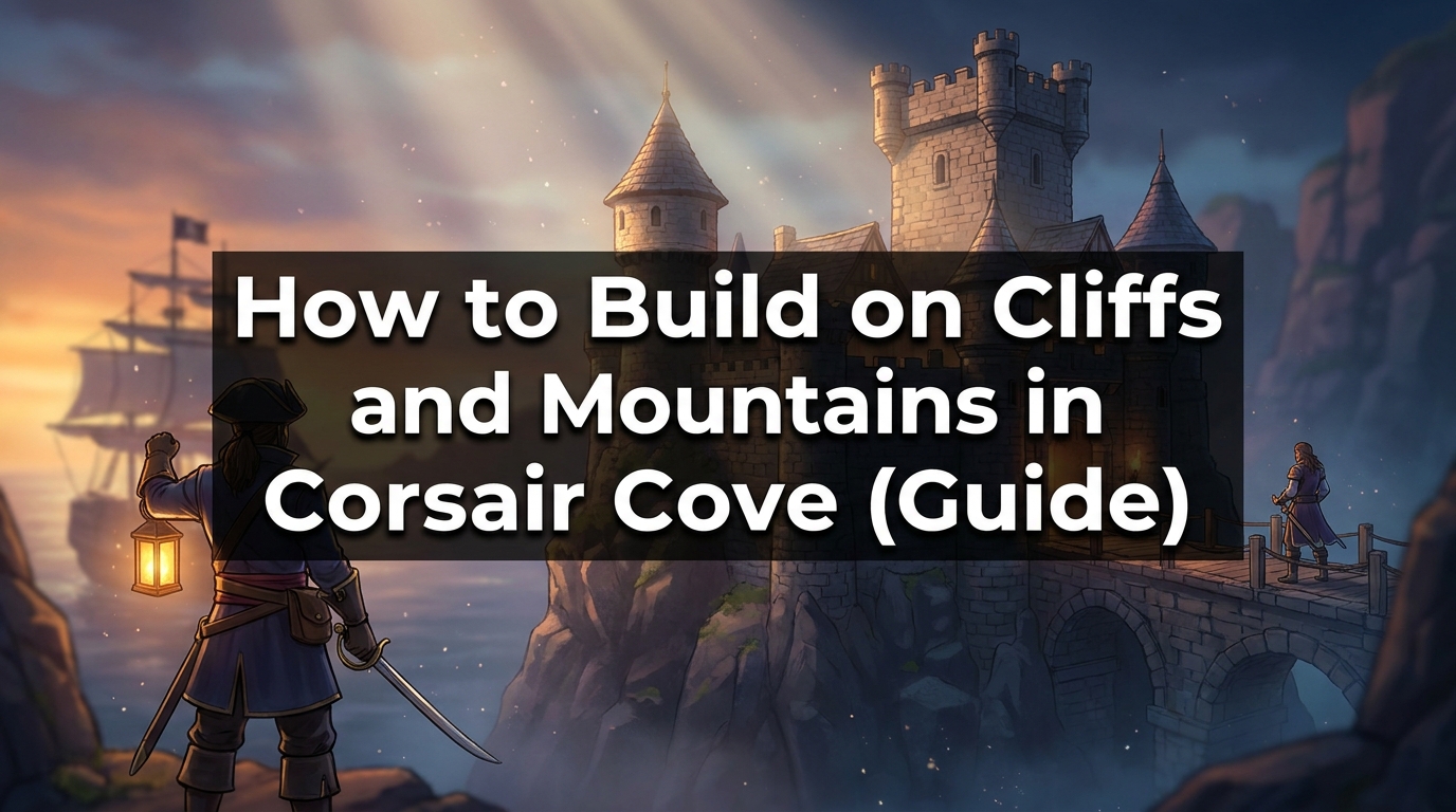How to Build on Cliffs and Mountains in Corsair Cove (Guide)