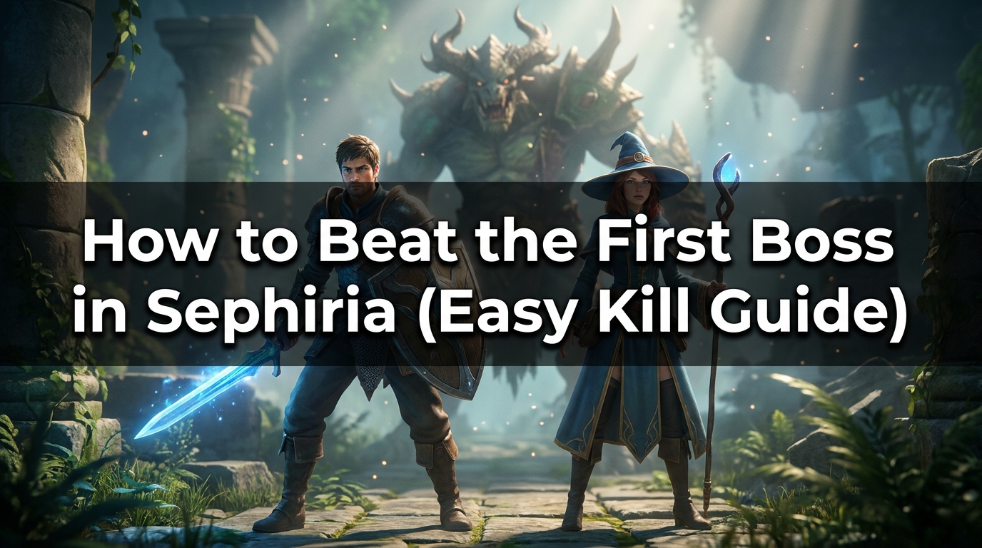 How to Beat the First Boss in Sephiria (Easy Kill Guide)