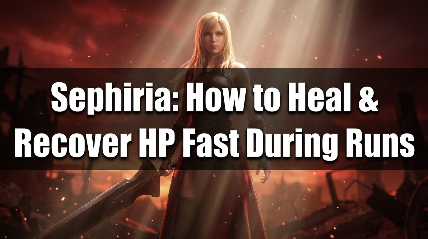 Sephiria: How to Heal & Recover HP Fast During Runs