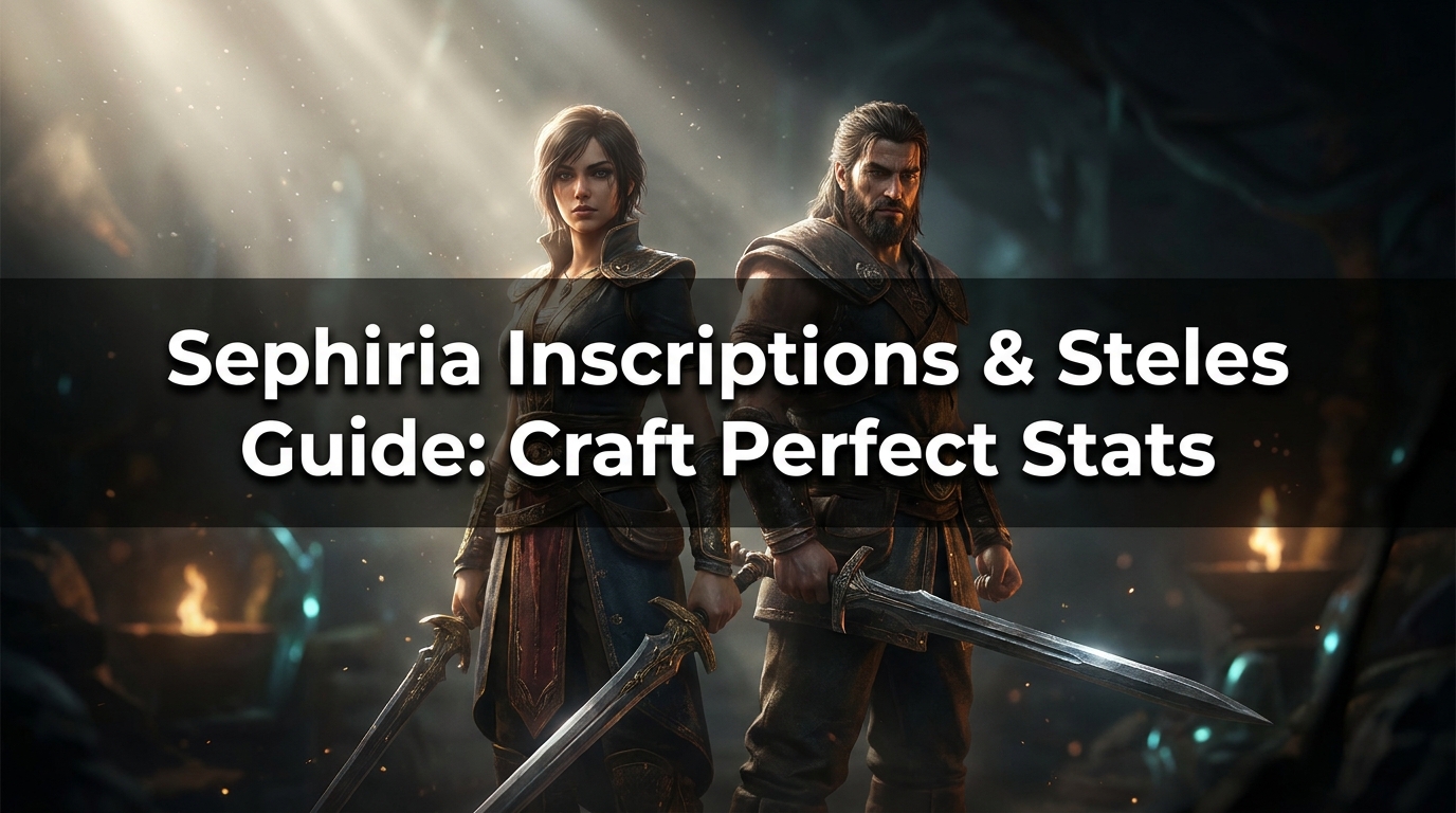 Sephiria Inscriptions & Steles Guide: Craft Perfect Stats for Ultimate Builds
