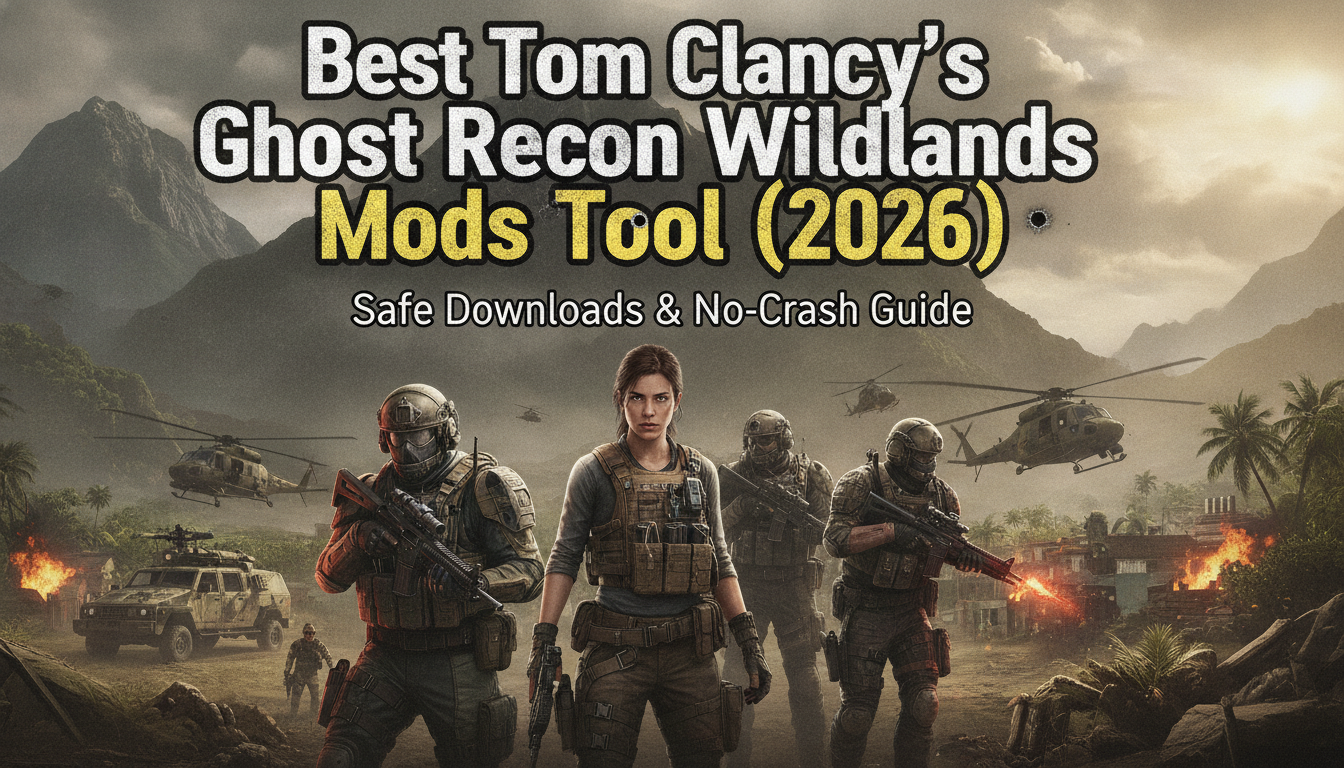 Best Tom Clancy’s Ghost Recon Wildlands Mods Tool (2026): Safe Downloads & No-Crash Guide