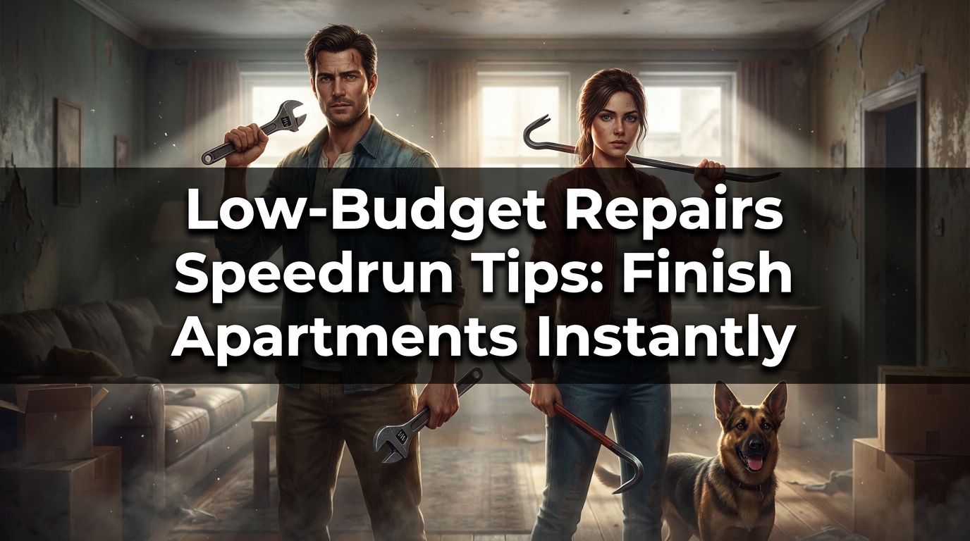 Low-Budget Repairs Speedrun Tips: Finish Apartments Instantly