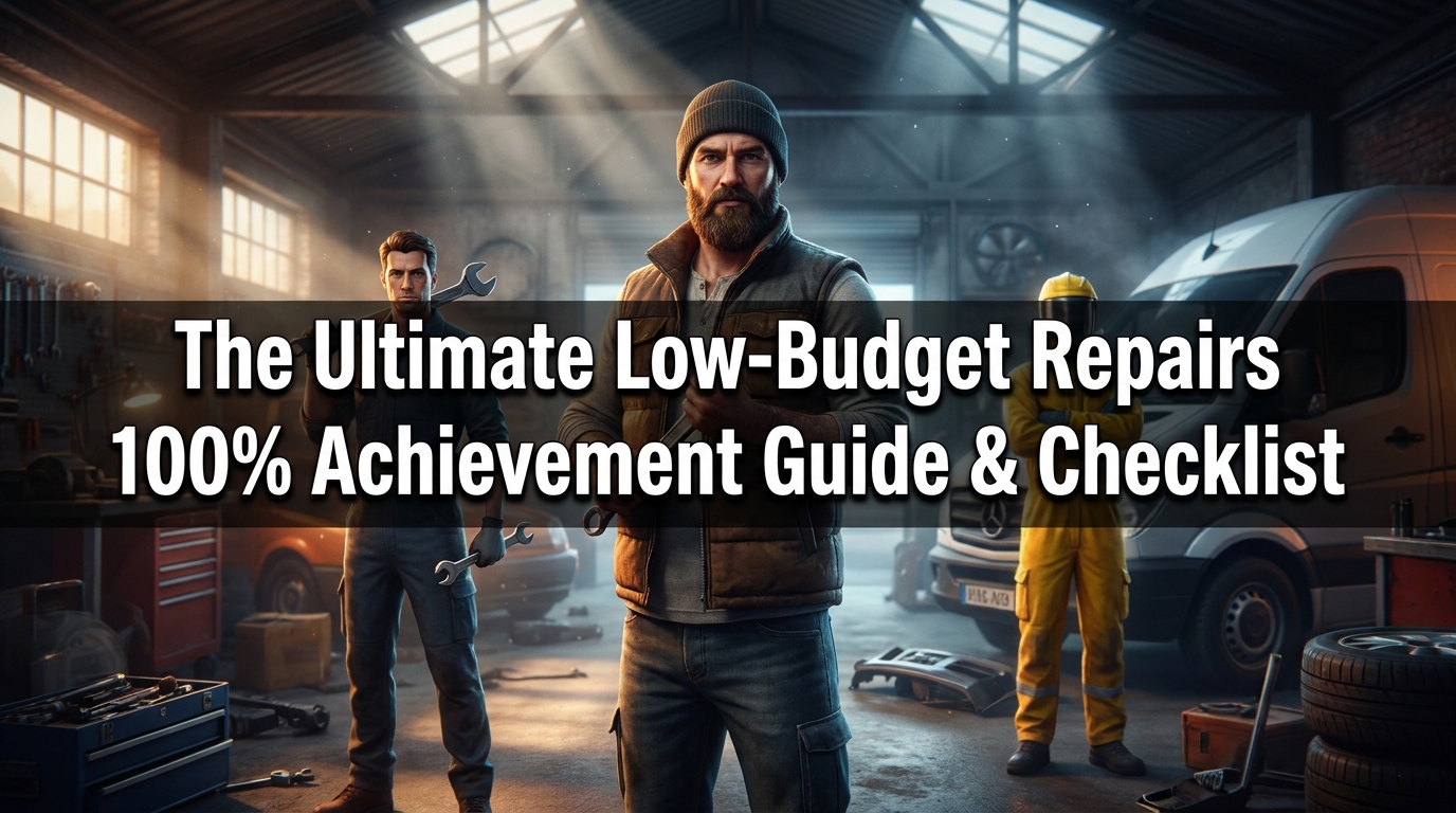 The Ultimate Low-Budget Repairs 100% Achievement Guide & Checklist