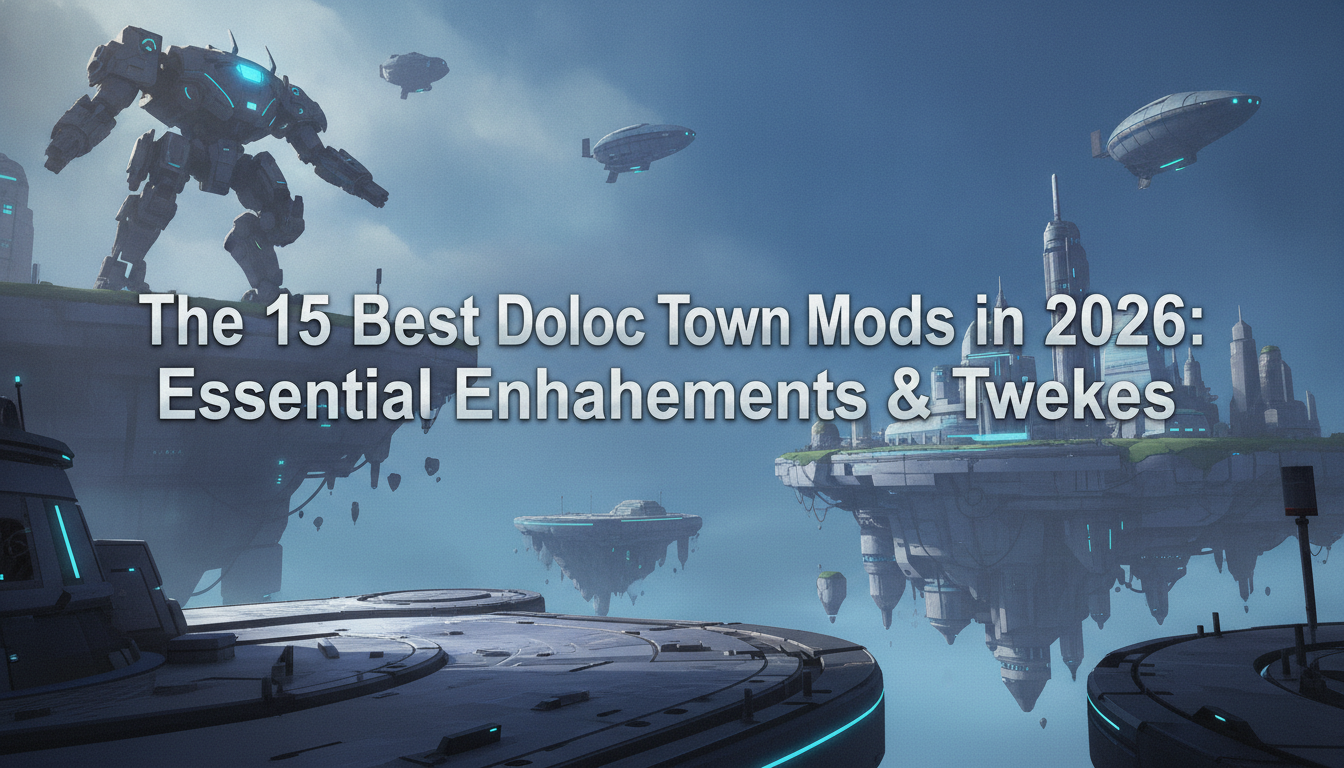 2026年版 Doloc Town おすすめMOD 15選:必須の強化と調整