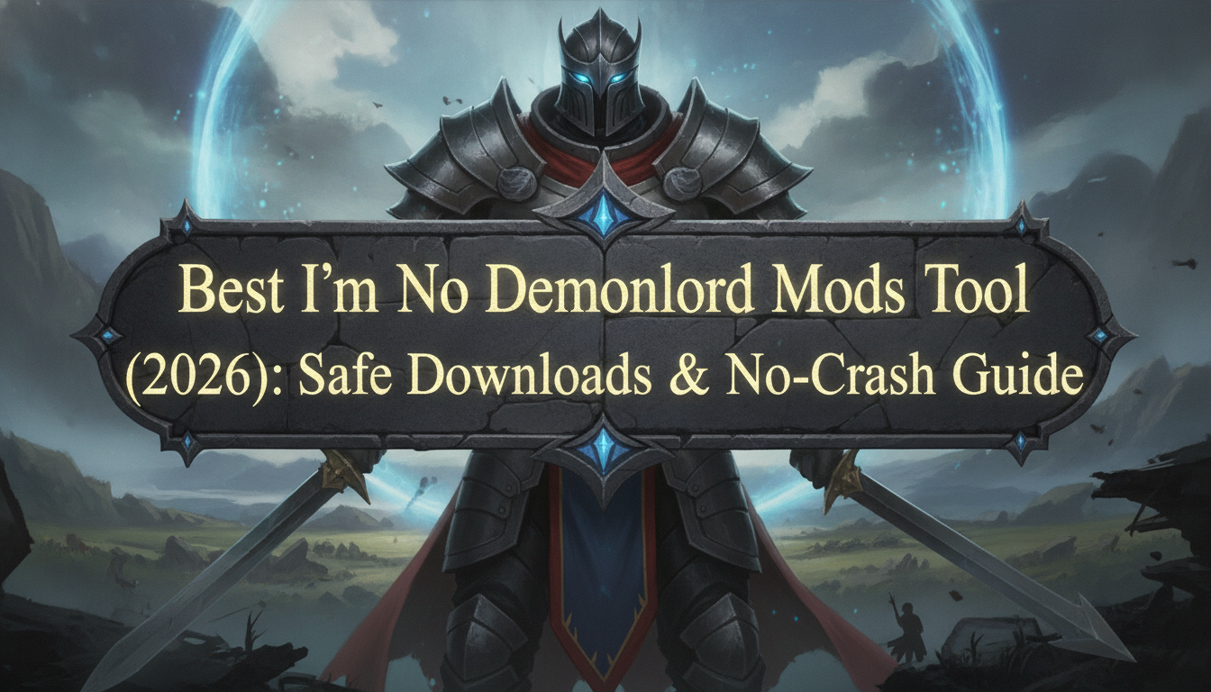 Best I’m No Demonlord Mods Tool (2026): Safe Downloads & No-Crash Guide