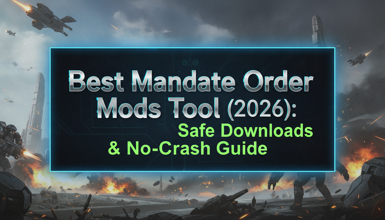 Best Mandate Order Mods Tool (2026): Safe Downloads & No-Crash Guide