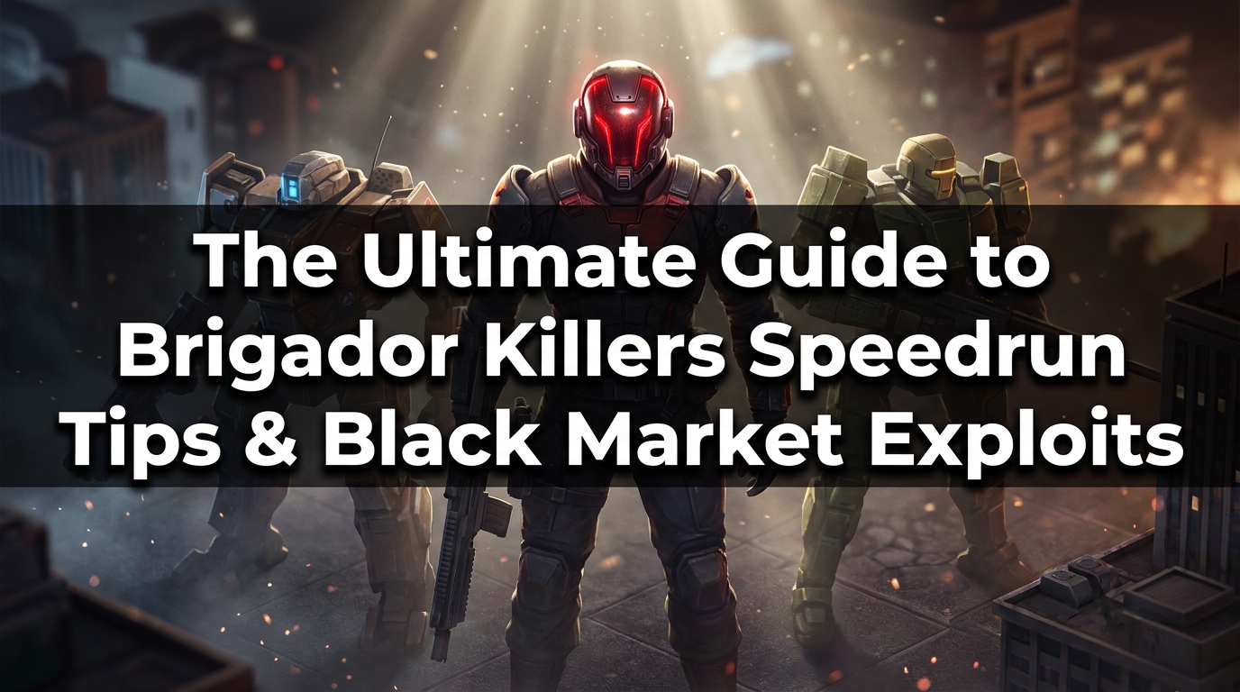 The Ultimate Guide to Brigador Killers Speedrun Tips & Black Market Exploits