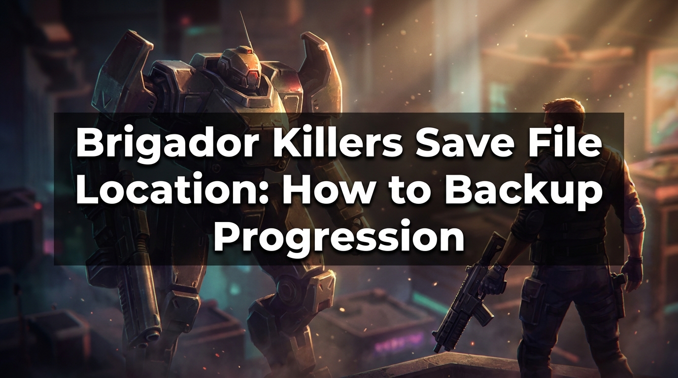 Brigador Killers Save File Location: How to Backup Progression