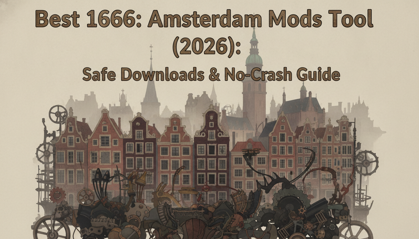 Лучший инструмент для модов 1666: Amsterdam (2026): Безопасные загрузки и гайд без вылетов