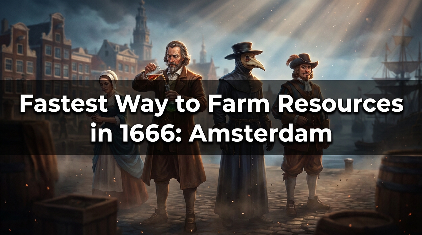 The Fastest Way to Farm Resources and Crafting Materials in 1666: Amsterdam