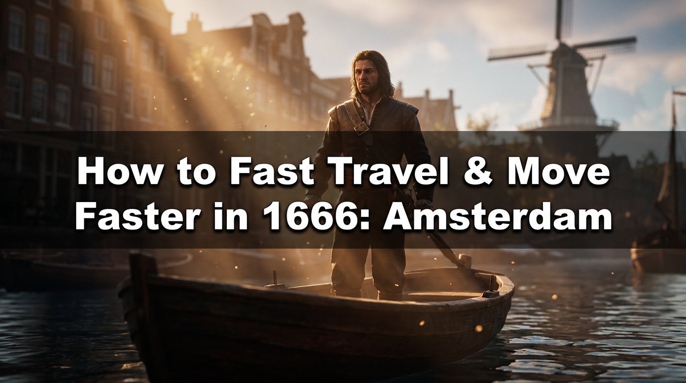 How to Fast Travel & Move Faster in 1666: Amsterdam