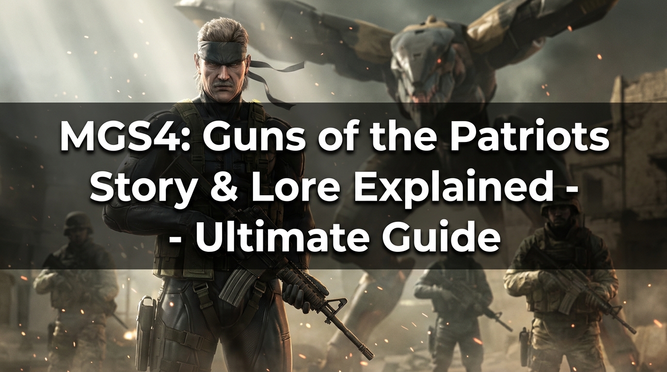 MGS4: Guns of the Patriots — Сюжет и Лор: Полное Руководство для Master Collection