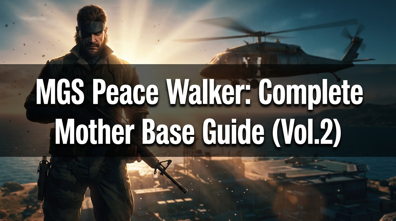 MGS Peace Walker: Полное руководство по Материнской базе для Vol.2