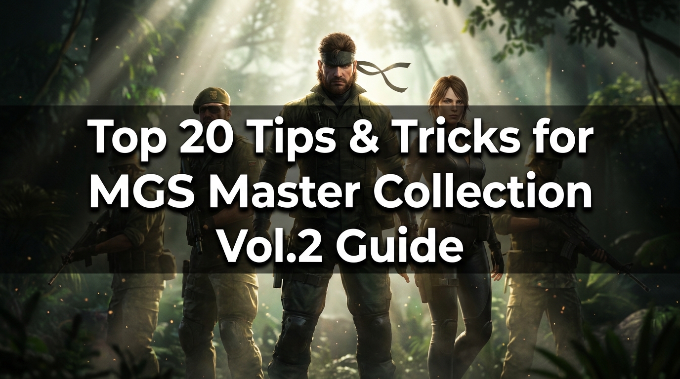 The Definitive Top 20 Tips & Tricks for MGS Master Collection Vol.2