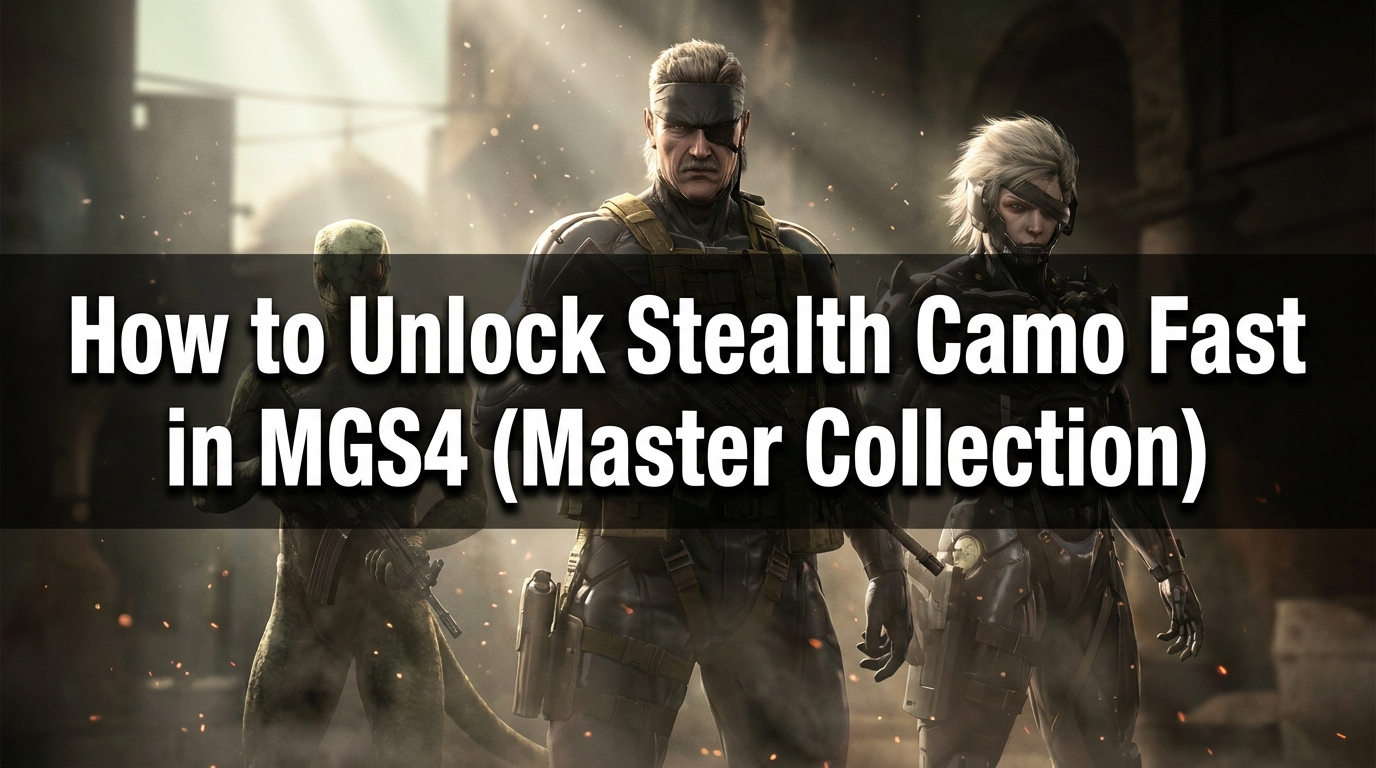 How to Unlock Stealth Camo Fast in MGS4: The Ultimate Guide