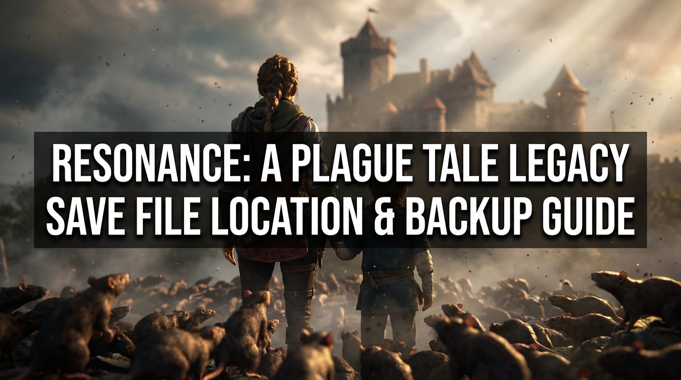 Resonance: A Plague Tale Legacy Save File Location & Ultimate Backup Guide