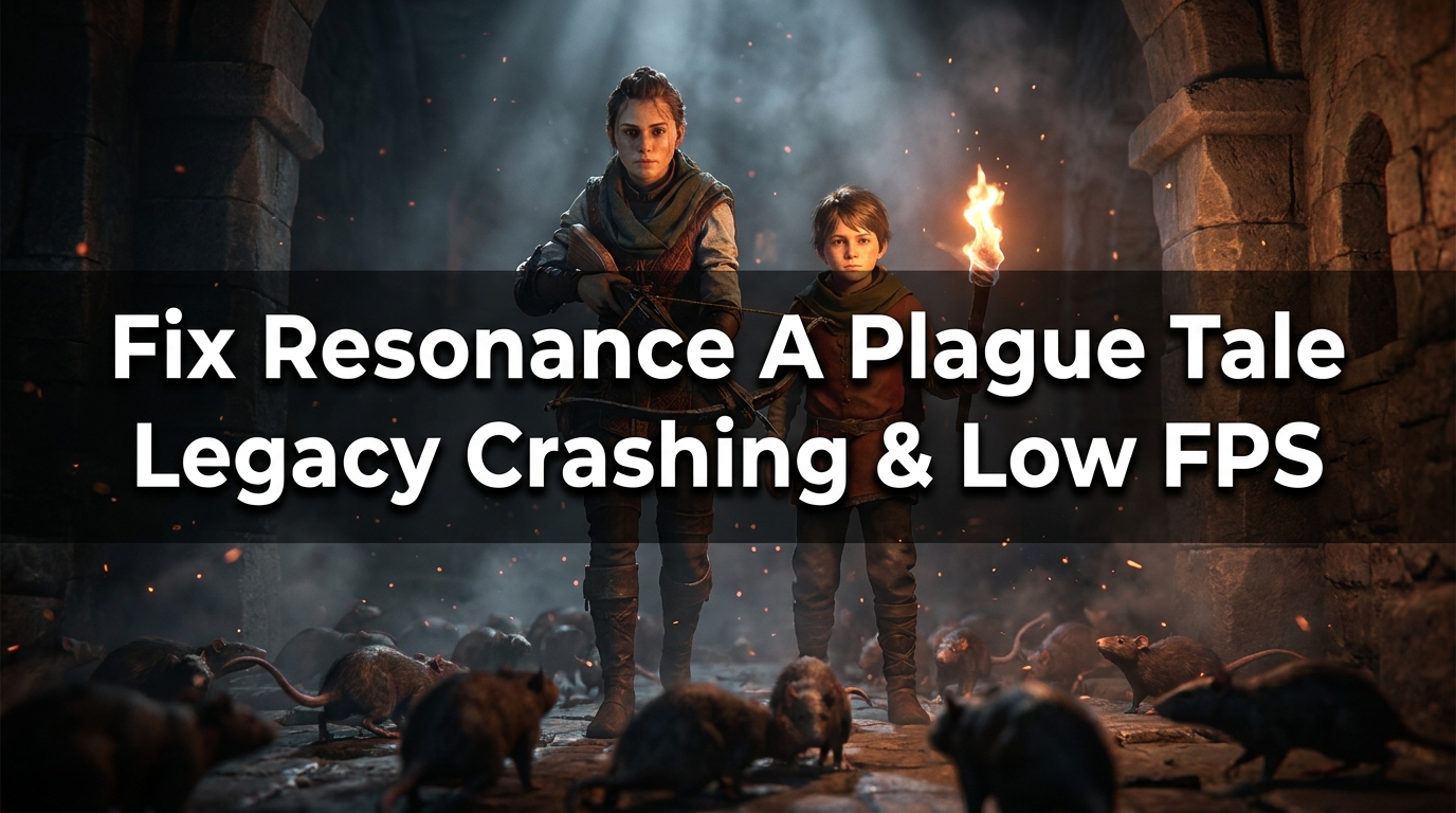 How to Fix Resonance: A Plague Tale Legacy Crashing, Black Screen, and Low FPS