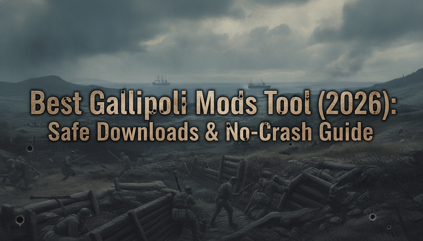 Best Gallipoli Mods Tool (2026): Safe Downloads & No-Crash Guide