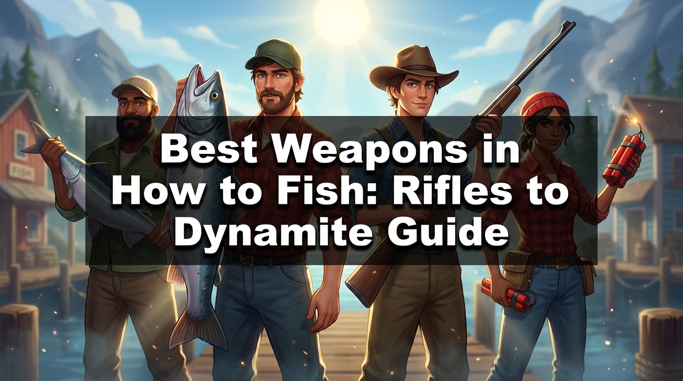 「How to Fish」最強武器指南:從步槍到炸藥(終極攻略)