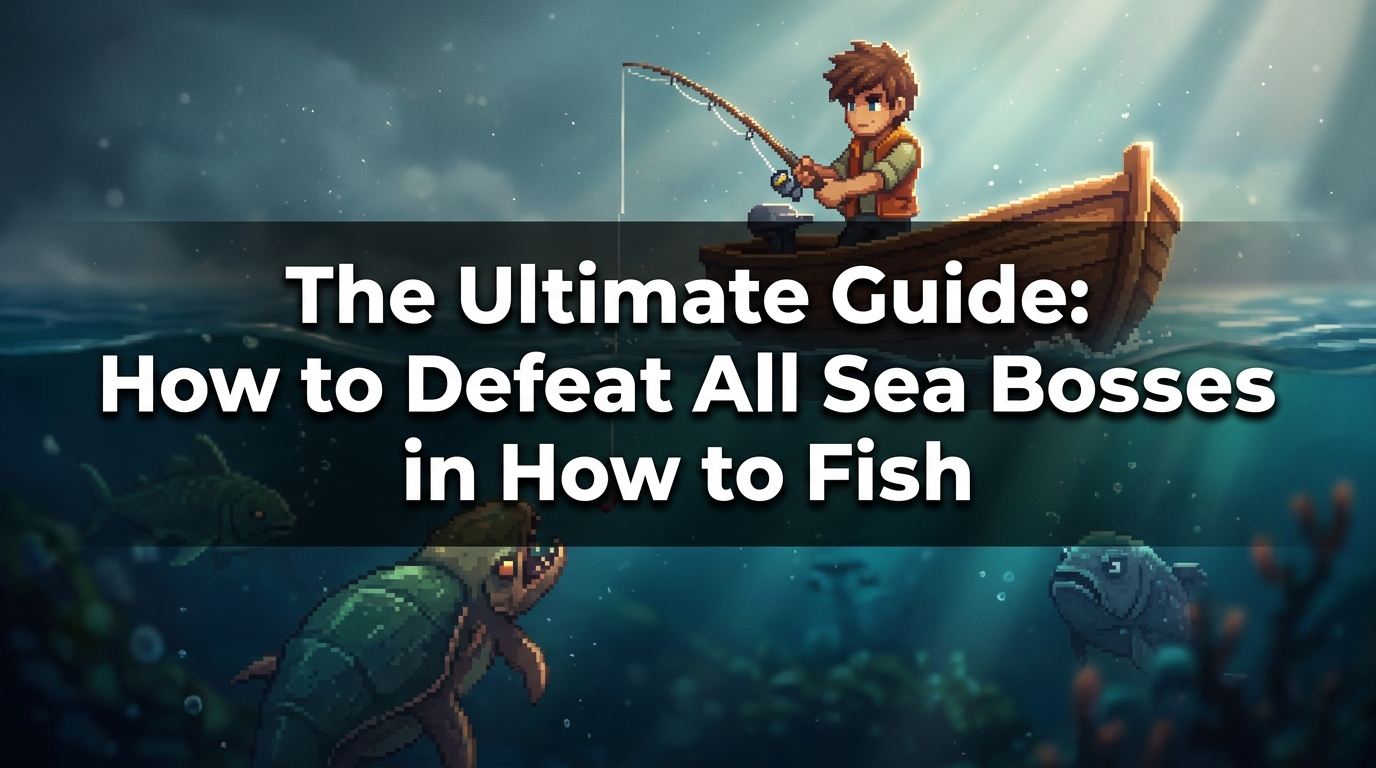 《How to Fish》海洋首領終極攻略:擊敗所有Boss的秘訣