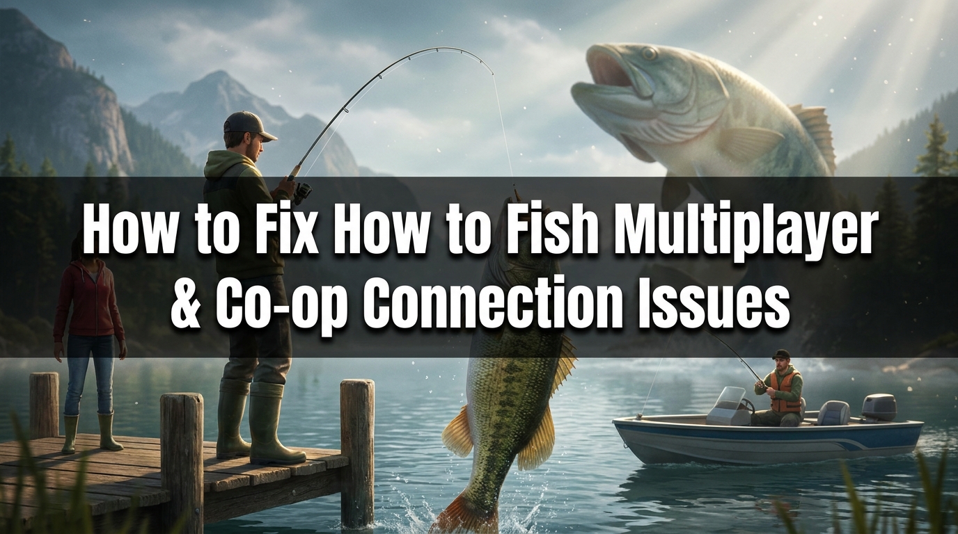如何解決《How to Fish》多人與合作模式連線問題