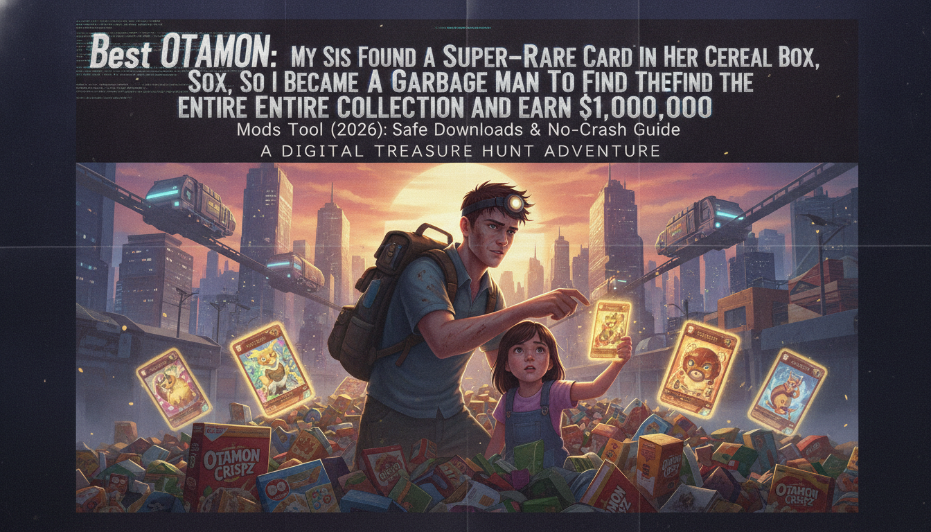 Best KOTAMON: My Sis Found A Super-Rare Card In Her Cereal Box, So I Became A Garbage Man To Find The Entire Collection And Earn $1,000,000 Mods Tool (2026): Safe Downloads & No-Crash Guide