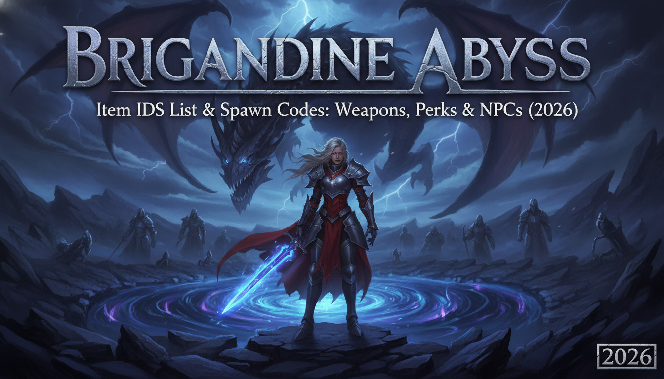 BRIGANDINE ABYSS Item IDs List & Console Spawn Codes (Complete Guide 2026)