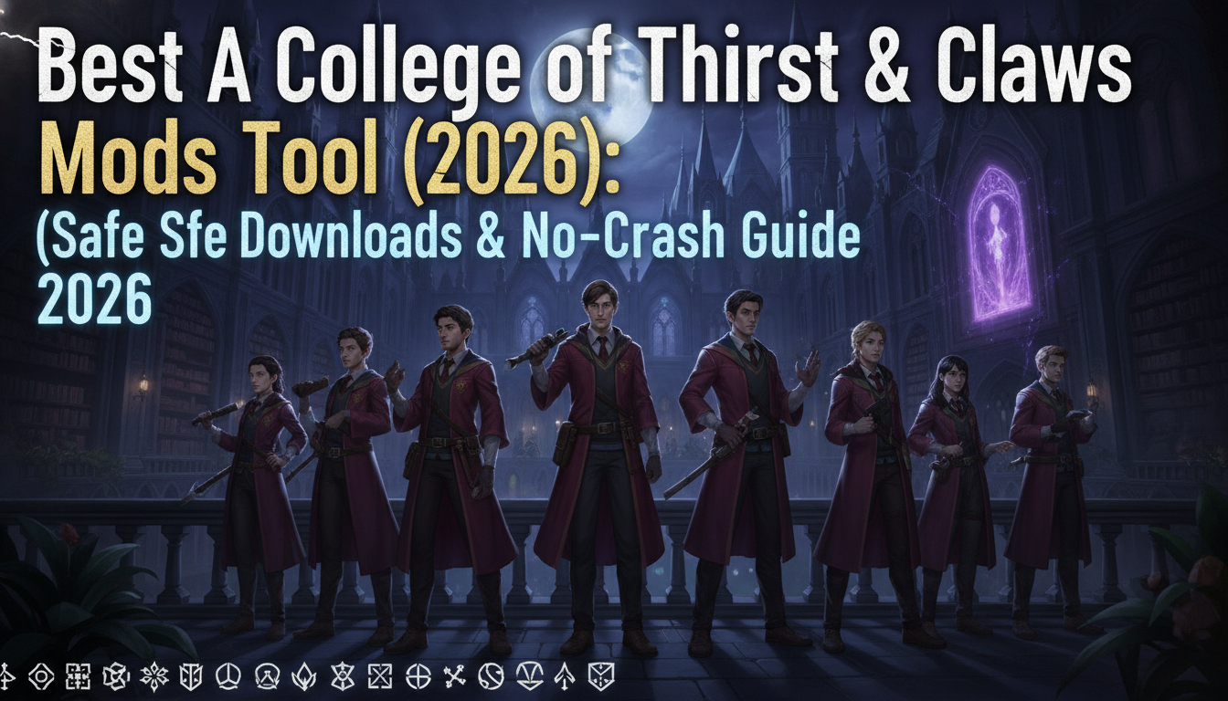 Best A College of Thirst & Claws Mods Tool (2026): Safe Downloads & No-Crash Guide