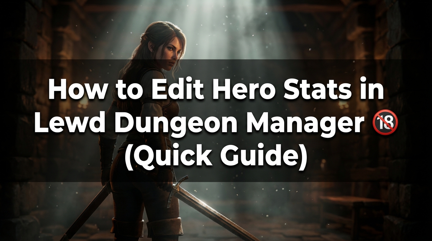 How to Edit Hero Stats in Lewd Dungeon Manager