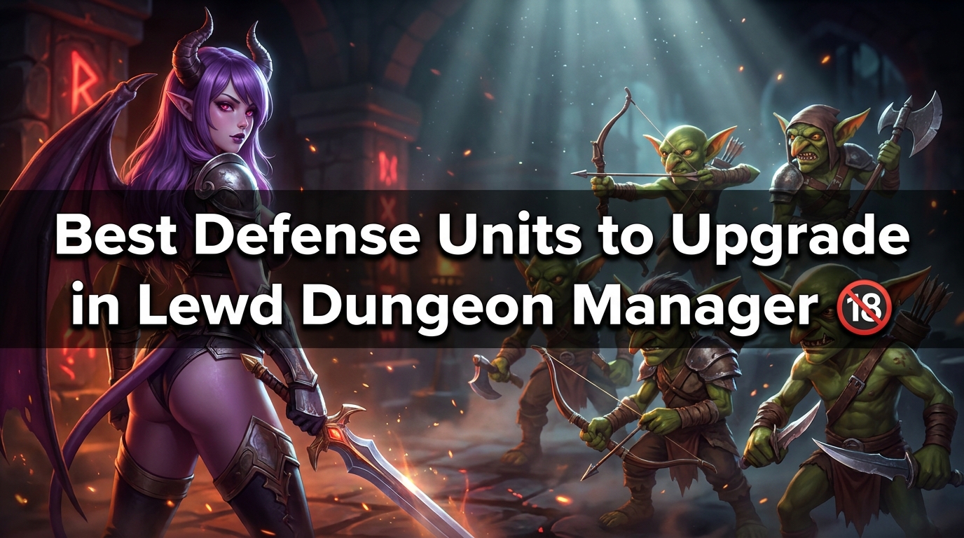 Best Defense Units to Upgrade in Lewd Dungeon Manager : The Ultimate Meta Guide