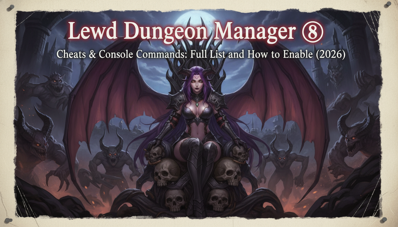 The Ultimate Lewd Dungeon Manager 🔞 Console Commands and Cheats Guide