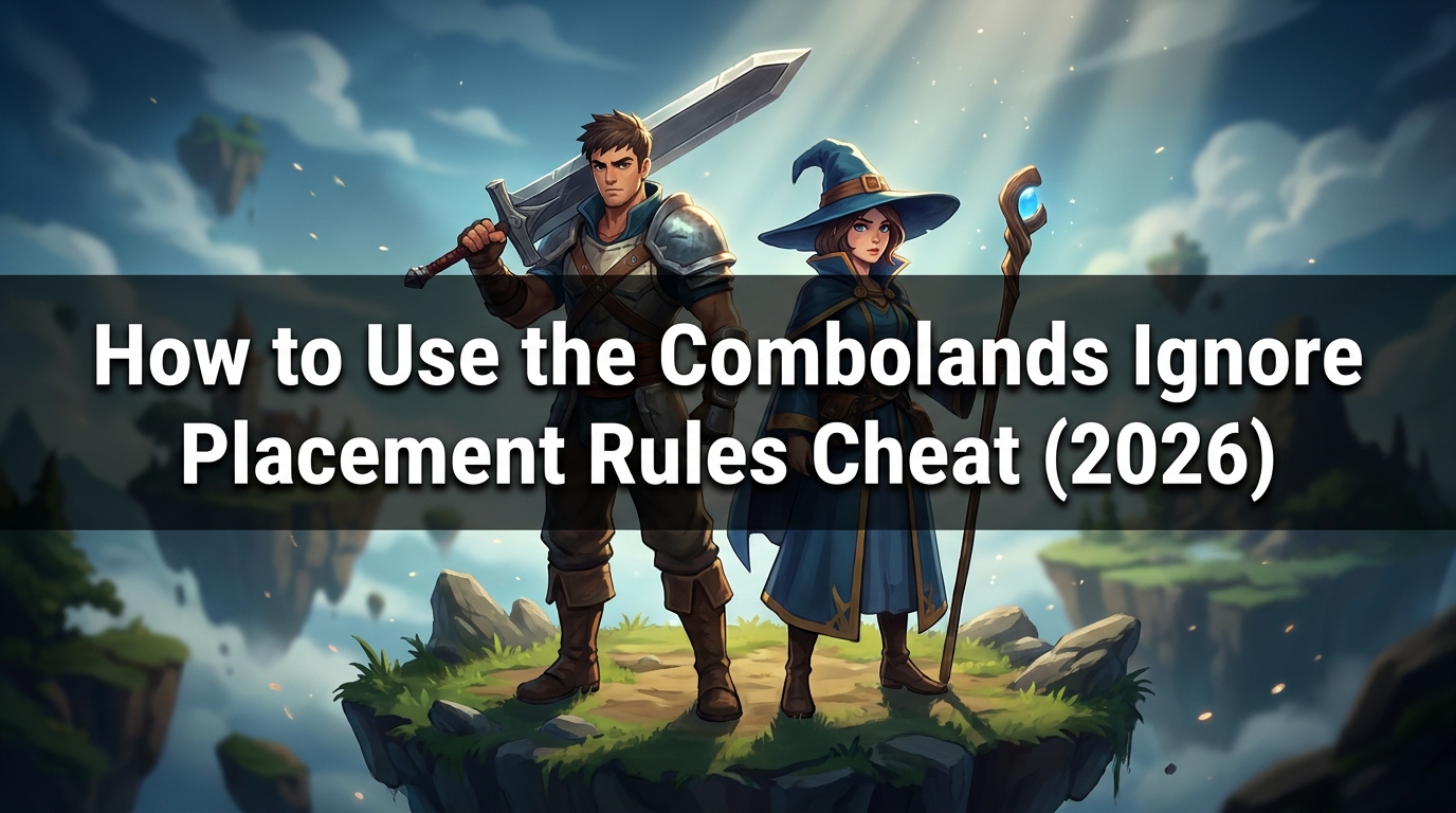 How to Use the Combolands Ignore Placement Rules Cheat and Master Map Manipulation