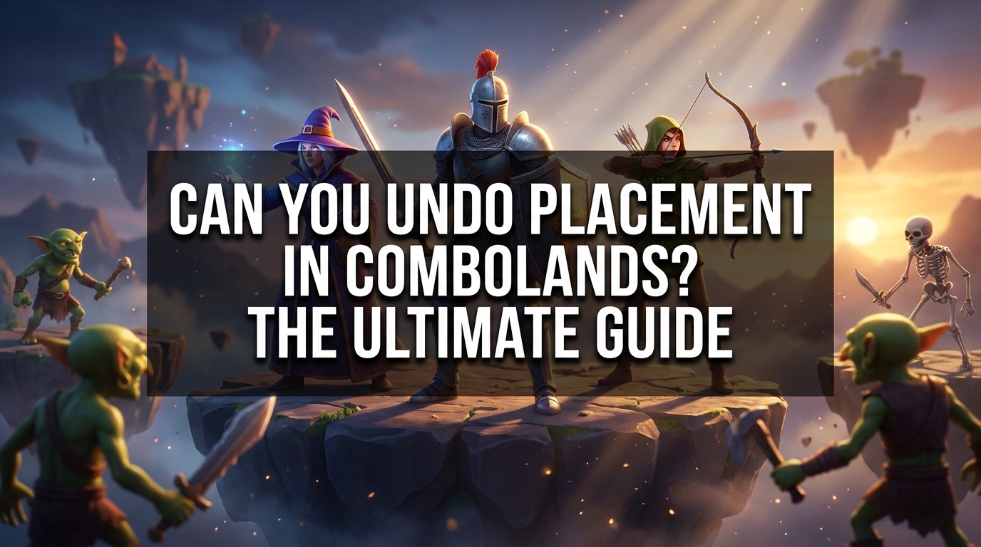 Can You Undo Placement in Combolands: Roguelike Citybuilder?