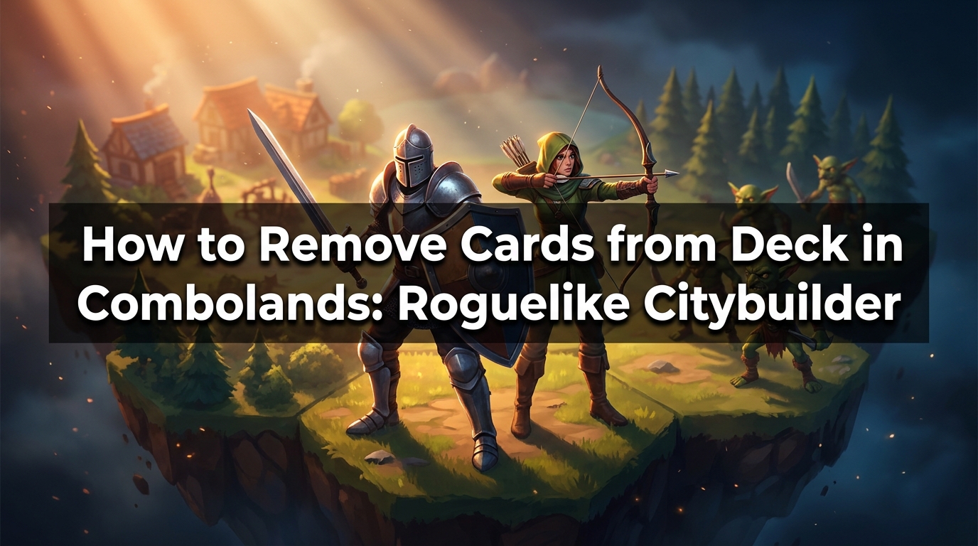 How to Remove Cards from Deck in Combolands: Roguelike Citybuilder