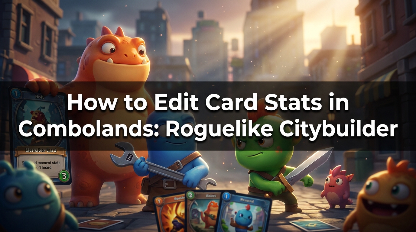 How to Edit Card Stats in Combolands: Roguelike Citybuilder