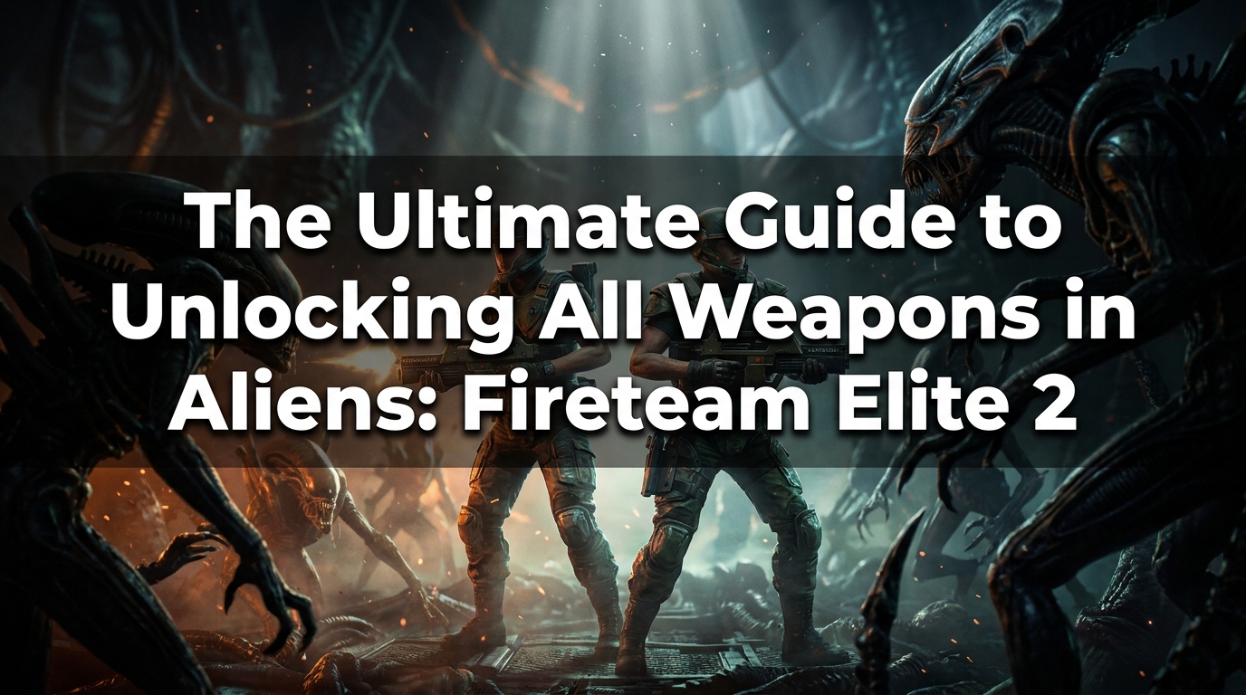 The Ultimate Guide to Unlocking All Weapons in Aliens: Fireteam Elite 2