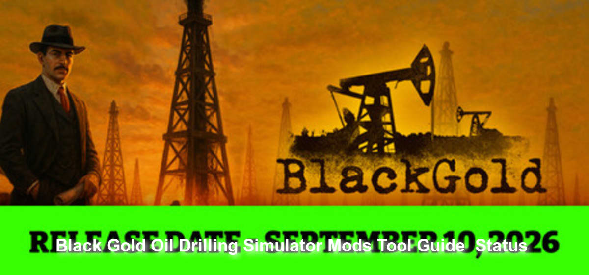 Black Gold: Oil Drilling Simulator Mods Tool Guide & Status