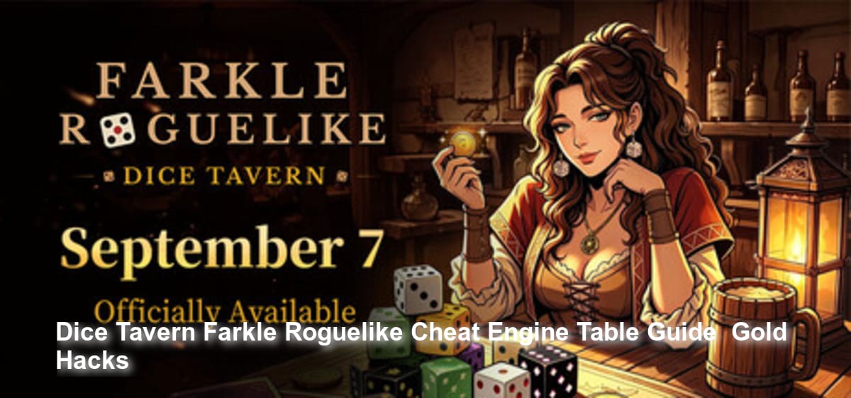 Dice Tavern: Farkle Roguelike Cheat Engine Table Guide & Gold Hacks