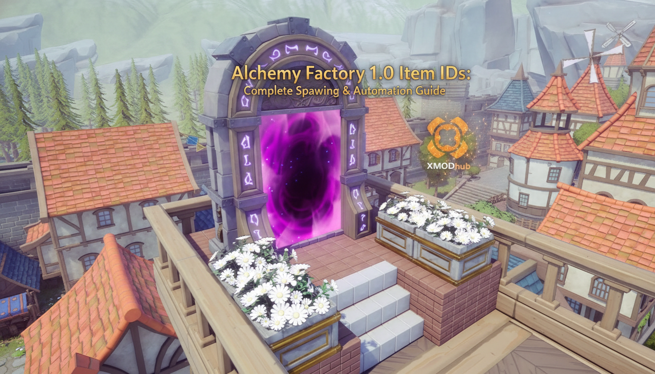 Alchemy Factory 1.0 Item IDs: Complete Spawning & Automation Guide