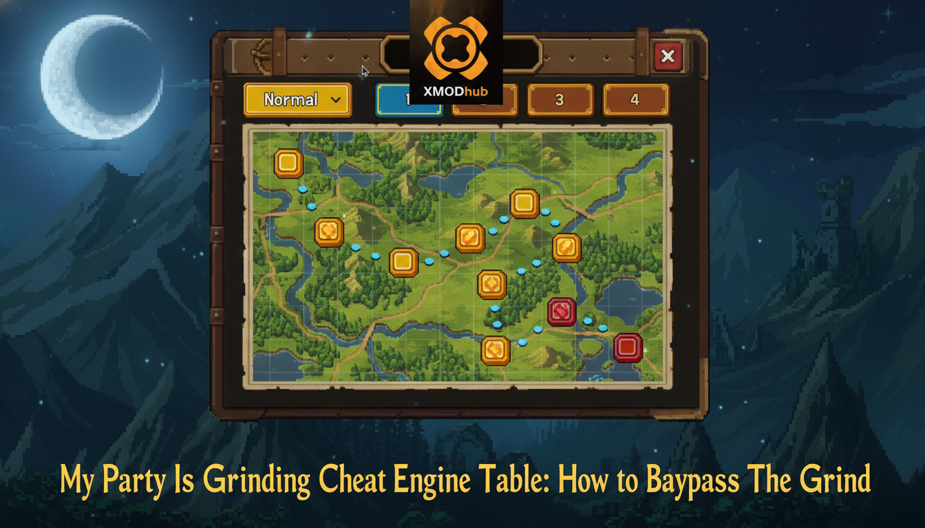 My Party Is Grinding Cheat Engine Table: How to Bypass The Grind